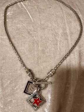 Brighton Hollywood Dream Star Heart Toggle Pendant Necklace
